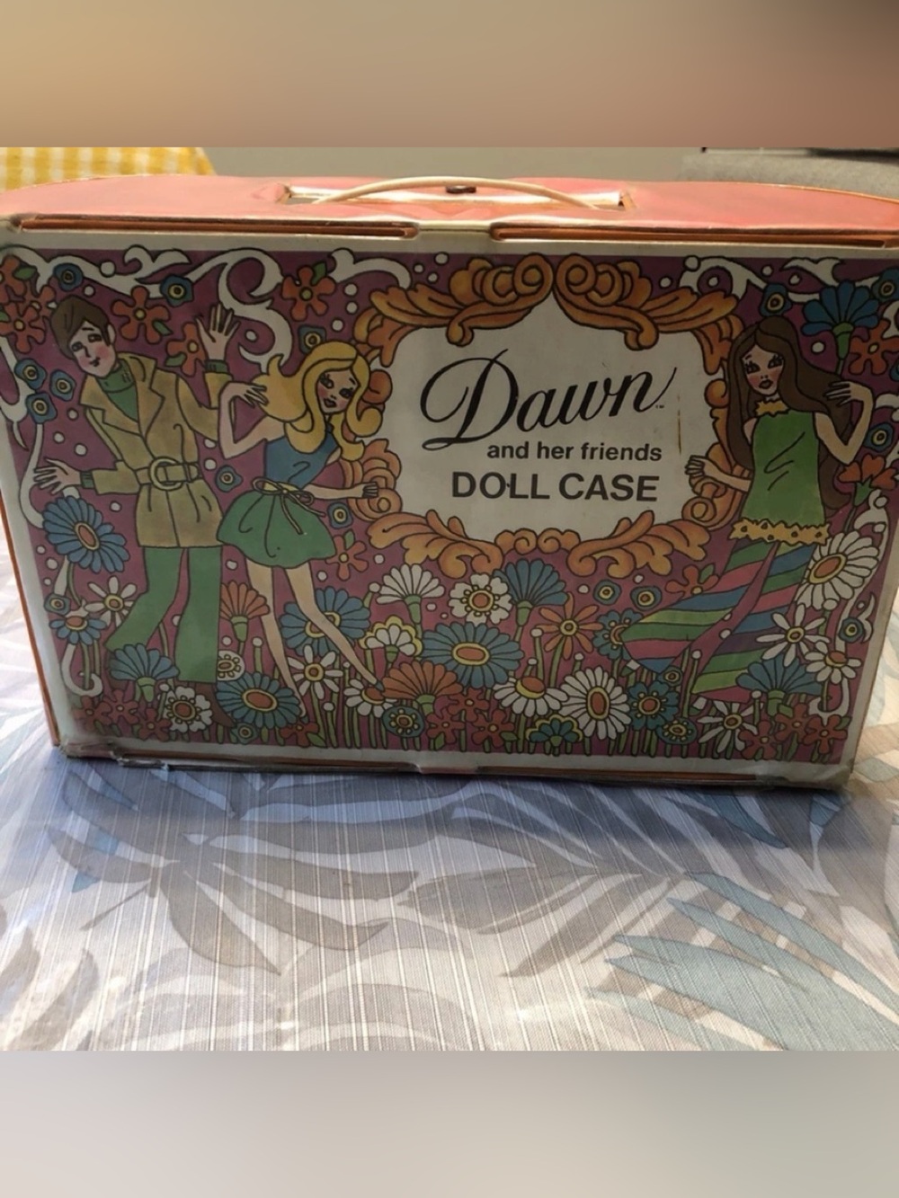 Vtg Topper Dawn And Friends Doll Case, Case Only - 11.5” X 7.5”